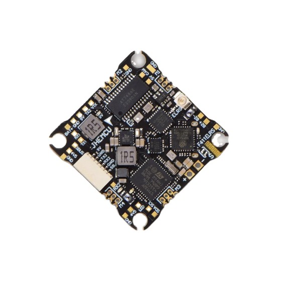 Hot Sales JHEMCU F411ELRS AIO 4in1 ESC ELRS 2.4G M3 25.5X25.5mm Metal OSD BLHELI_S 1-2S 12A Drone Controller for RC Toys